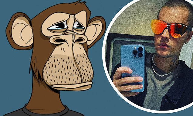 Twitter roasts Justin Bieber for spending $1.29M on Bored Ape NFT worth five times less | Daily Mail Online