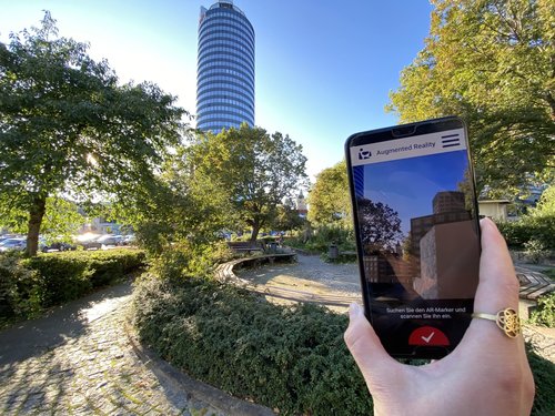 Augmented Reality for the Eichplatz Area in Jena | rooom