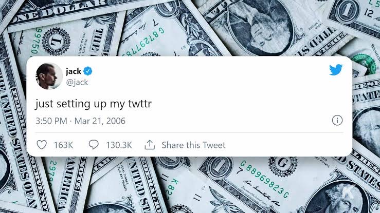 Jack Dorsey's first tweet, made into an NFT, to be resold for $48m - Technext