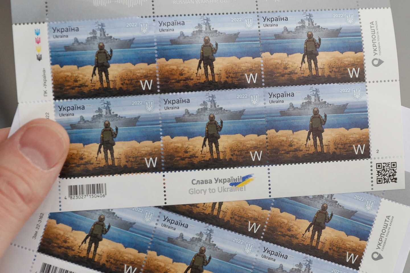 Ukraine stamp celebrates defiance of Moskva, NFT marks Medvedchuk capture - The Washington Post